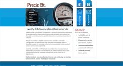 Desktop Screenshot of precizbt.hu